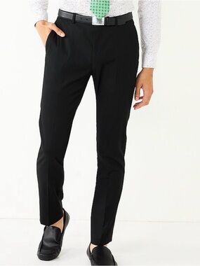 Apt. 9 Men's Black Slim Dress Pants